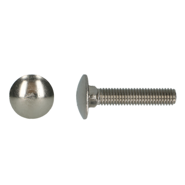 Pg boulon a bois din 603/555 m 6x50 inox a2/b