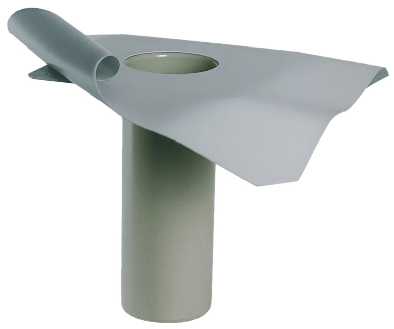 Vaeplan evacuation d eau vert  80mm 50cm gris