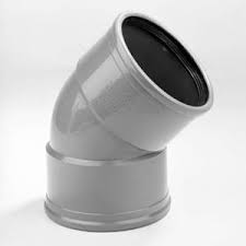 Coude gris 45degre   80/80 mm eur/pcs