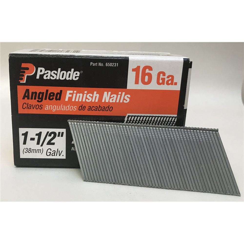 Pasl brads f16a angle 38mm galva 2000pcs/paq eur/paq