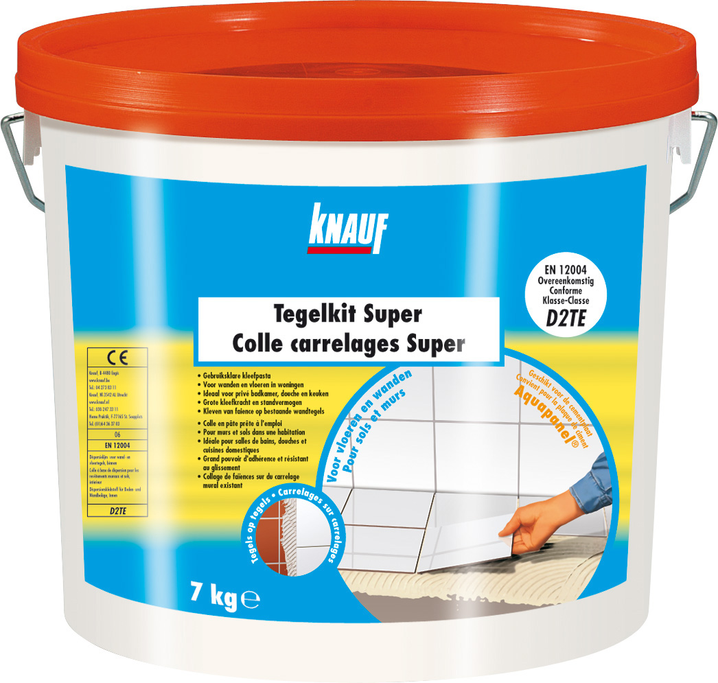 Knauf colle carrelages super 2dte 7kg d2te eur/pc