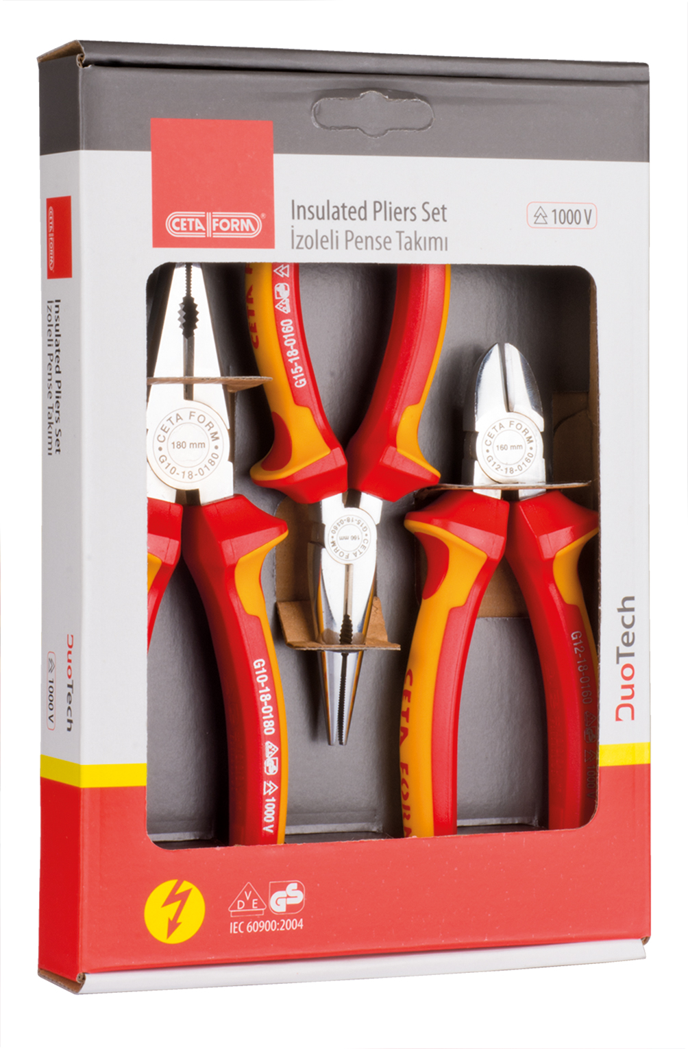 Prax assortiment de 3 pinces - 1000v - 2k eur/pc