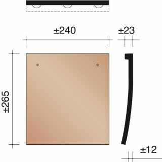Keymer tuile elargie shire heritage d78