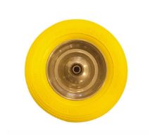 Vb roue pu  jante acier pr brouette eur/pc
