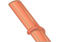 Ter about d'aretier demi-rond cote fleurie ardoise eur/pc 703