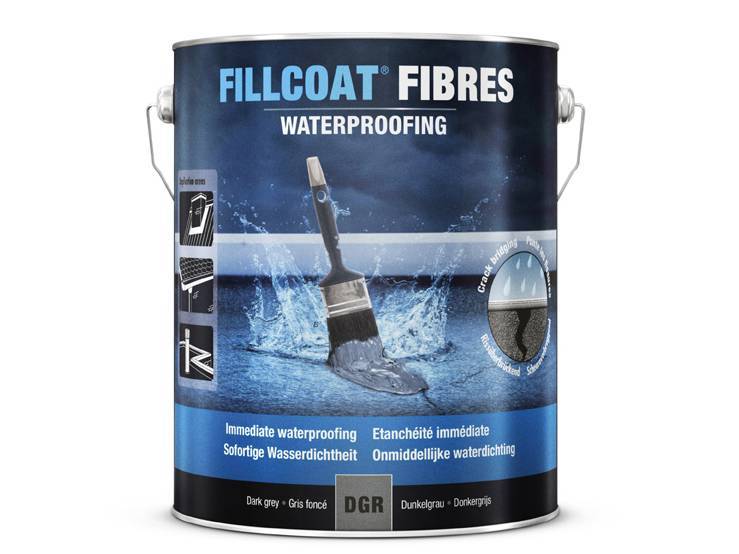 Fillcoat    5 l  avec fibre  gris fonce eur/l