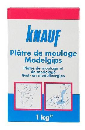 Knauf plÂtre de modelage 2,5 kg eur/pc