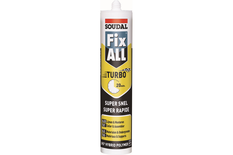 Soudal fix all turbo blanc 290ml eur/pcs