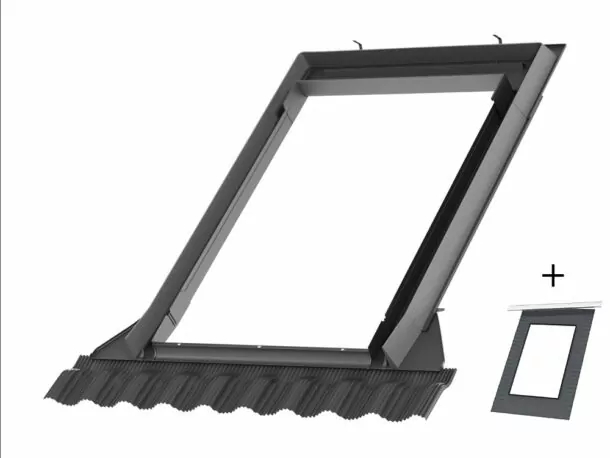 Velux raccordements  edw 1000 sk08 y compris  la collerette de sous-toiture bfx 1000