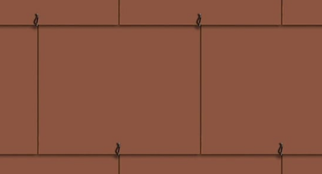 Alterna ardoise 60/32 st rouge ceramique scc sans trous - sans coins coupes 12pcs/paq eur/pcs