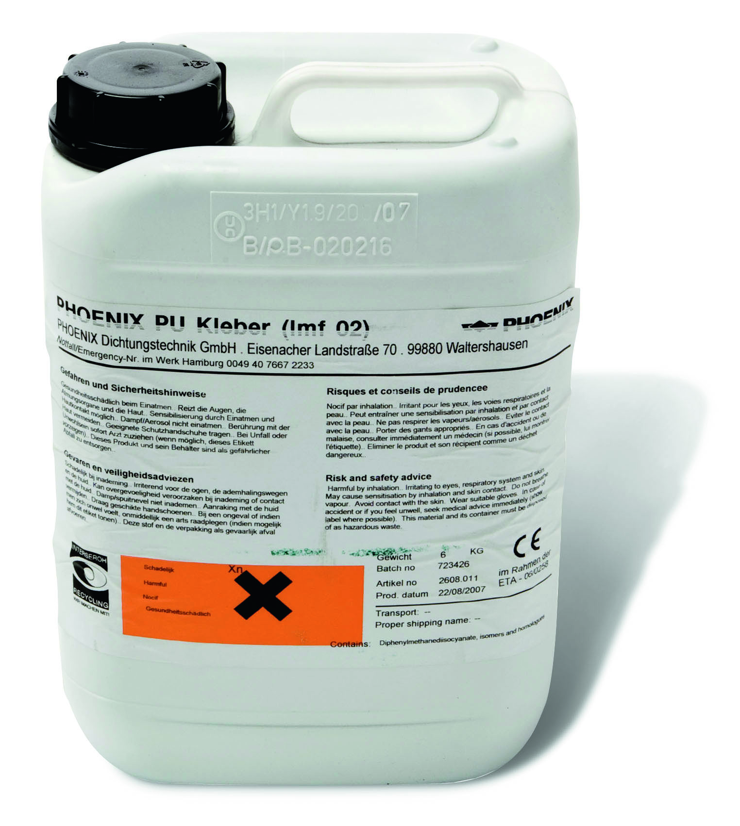 Resitrix pur colle lmf-02 6kg/bus eur/bus