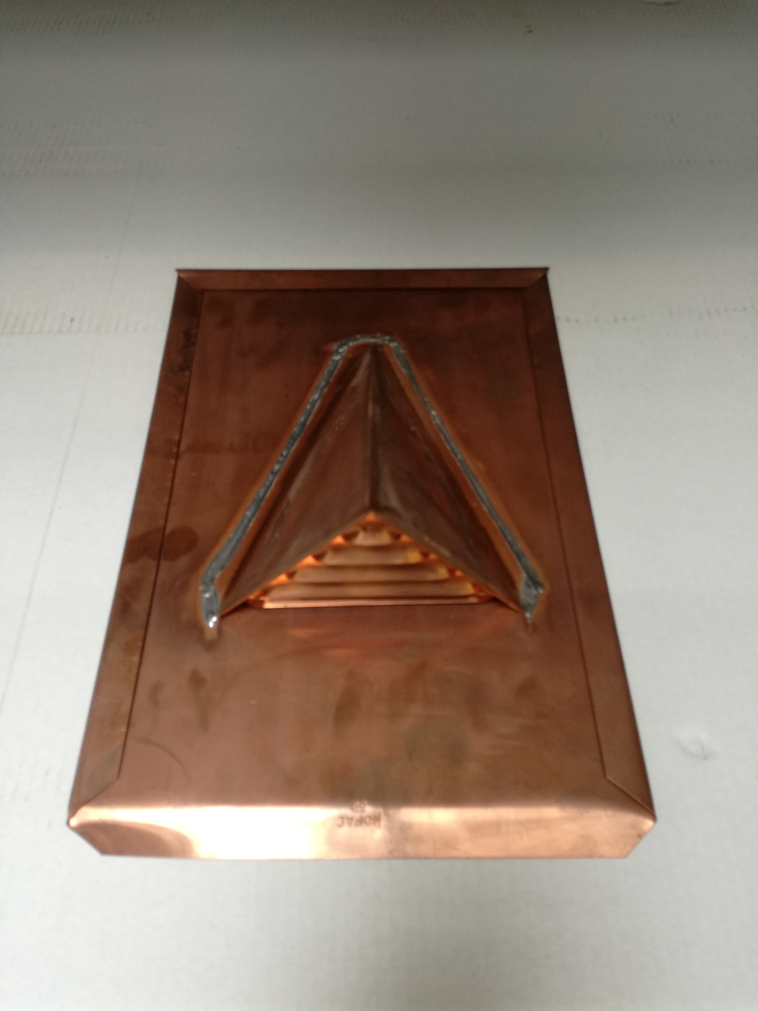 Cuivre ardoise de ventilation 40/27