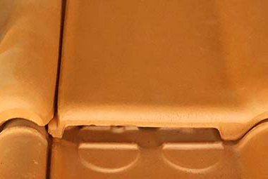 Kor tuile chatiere-tuile pour passage de crochet 993 rouge naturel 600