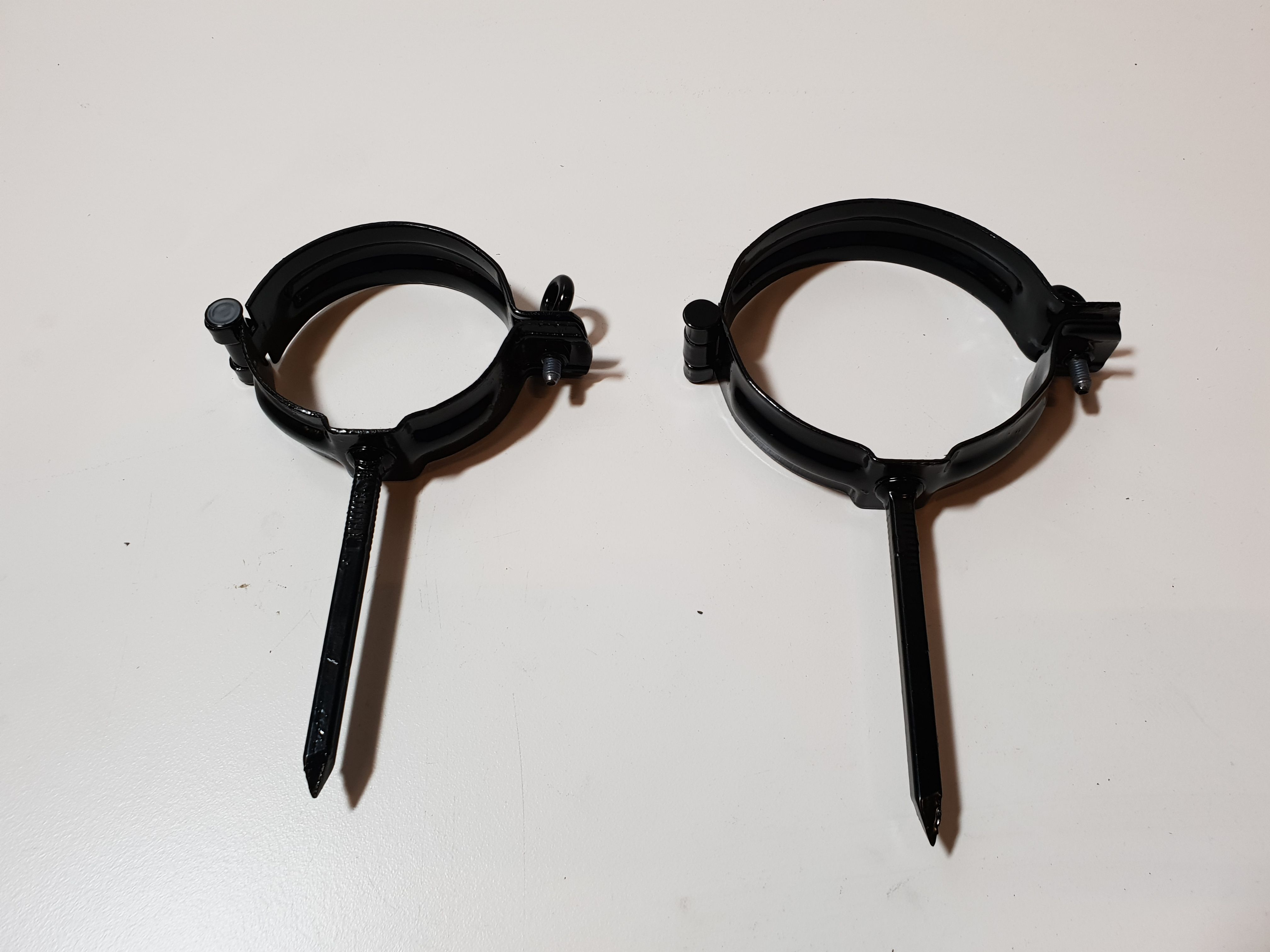 Zinc vm collier charniere anthracite 100 mm 25pcs/bt eur/pc 220030513