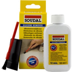 Soudal eliminateur de silicone 100ml blister eur/pcs